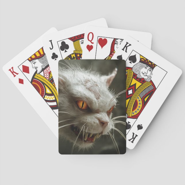Monster cat  playing cards (Back)
