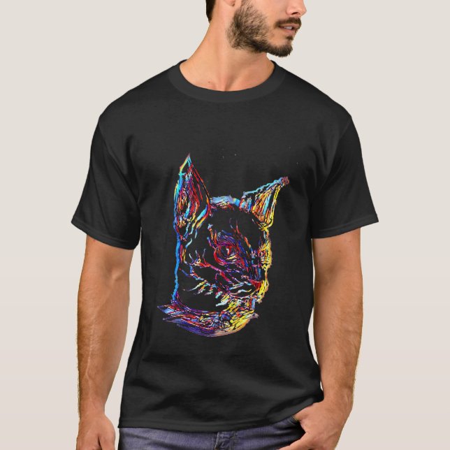 Monster cat  sketch T-Shirt (Front)