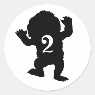 Monster Character Party Classic Stickers