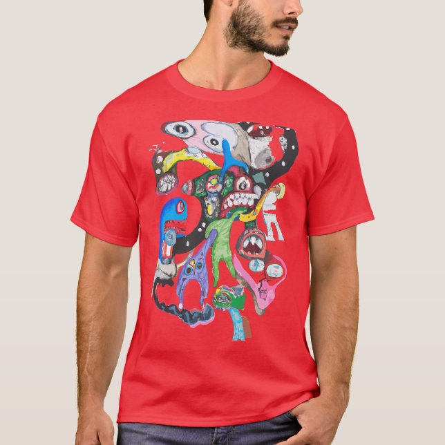 Monster collage T-Shirt (Front)