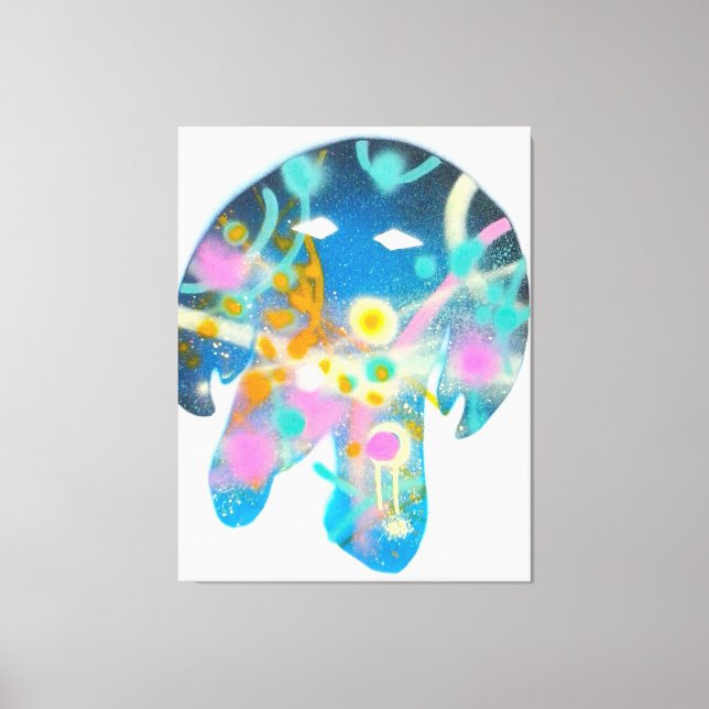 Monster Colors Canvas Print (Front)
