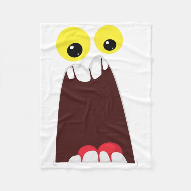 Monster Costume Easy Costume Goofy Ideas Halloween Fleece Blanket (Front)