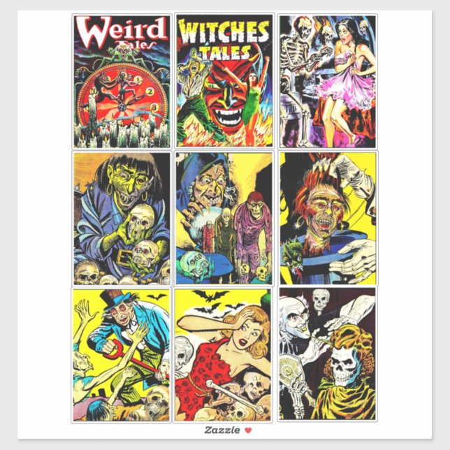 monster creatures horror comics art (Sheet)