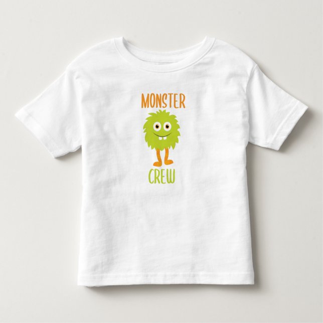 Monster Crew // Cute Monster Toddler T-Shirt (Front)