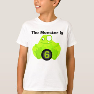 Monster Customisable Birthday Tshirts