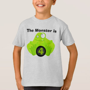 Monster Customisable Birthday Tshirts