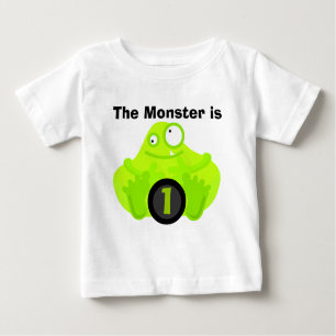 Monster Customisable Birthday Tshirts