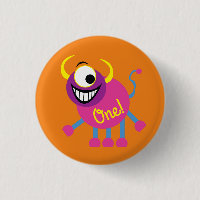 Monster Cute Funny 1st Birthday Party Theme
