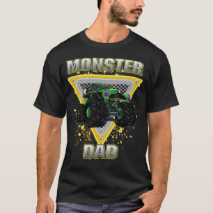 Monster Dad Retro Vintage Monster funny yoga clot T-Shirt