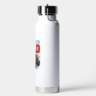 Monster Dad Vintage Monster Truck Shirt Design_1 Water Bottle