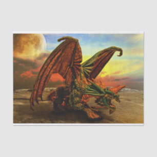 monster dragon tissue paper