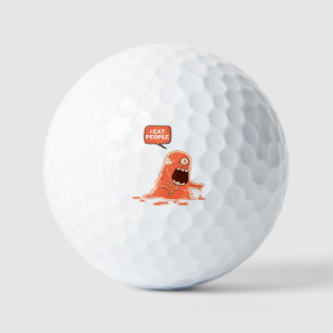 monster eat people golf balls