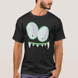 Monster Face Costume Halloween Kids Adults 17 T-Shirt