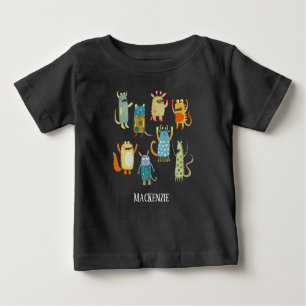 Monster Family Custom Name Baby T-Shirt