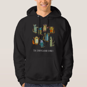Monster Family Custom Name Hoodie