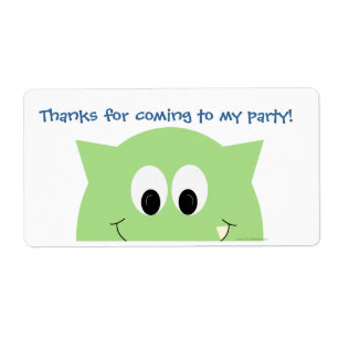Monster Favours Tag Label