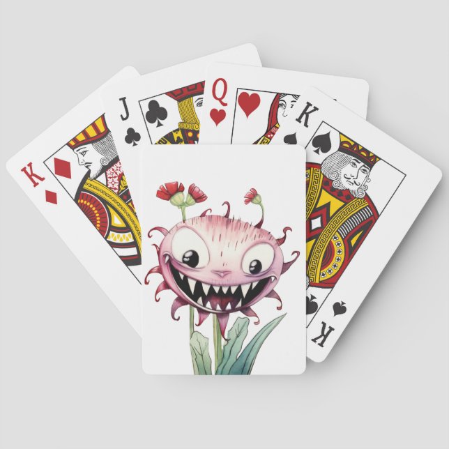 Monster Flower Playing Cards (Back)