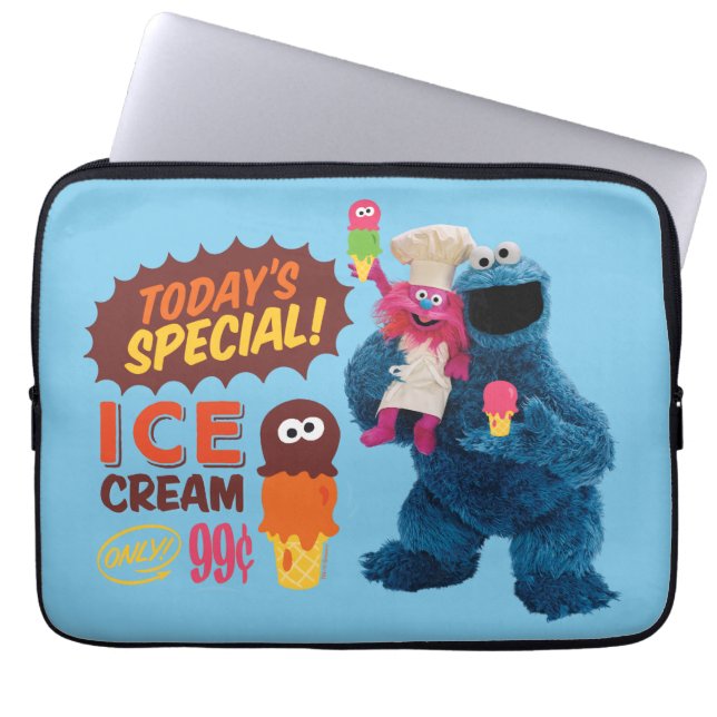 Monster Foodies | Today's Special Laptop Sleeve (Front)