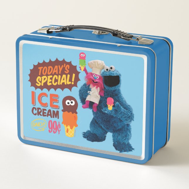 Monster Foodies | Today's Special Metal Lunch Box (Back)
