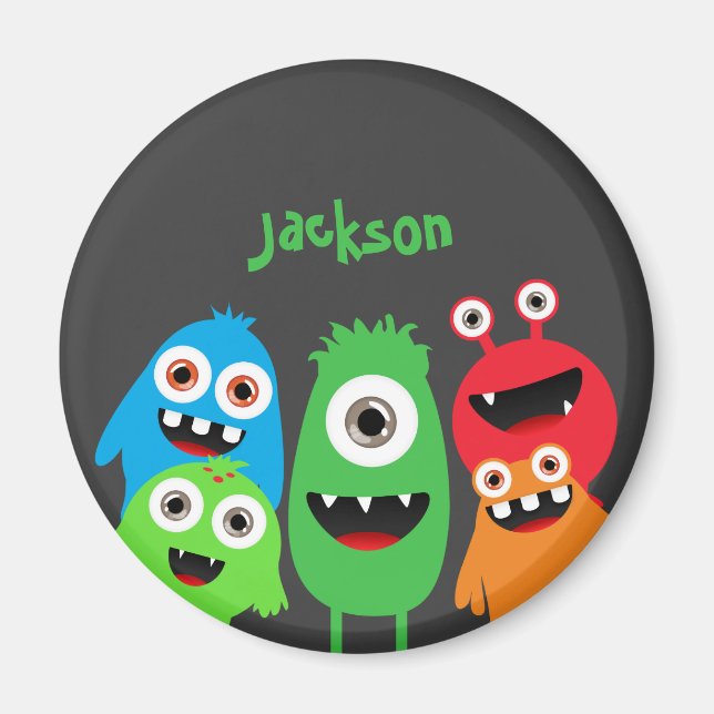 Monster Friends Magnet (Front)