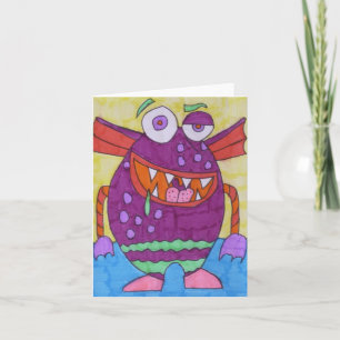 Monster Greeting Card