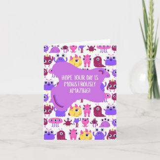 Monster Greeting Card