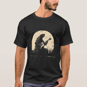 Monster Guitar Riff Kaiju Rock Stage Roar T-Shirt
