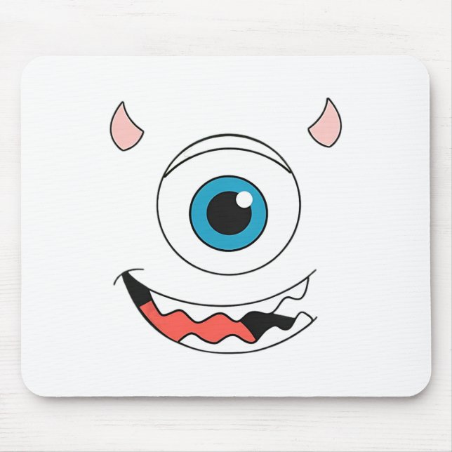 Monster Halloween Costume Monsters University Fami Mouse Pad (Front)