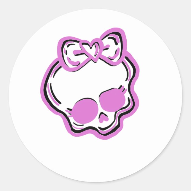 Monster high Sticker 2 colours (Front)
