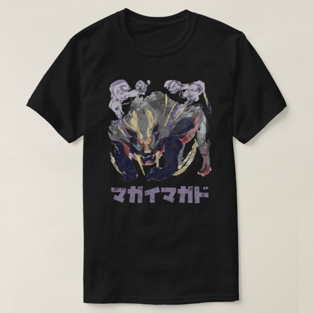 Monster Hunter Rise Magnamalo Kanji Icon  T-Shirt (Design Front)