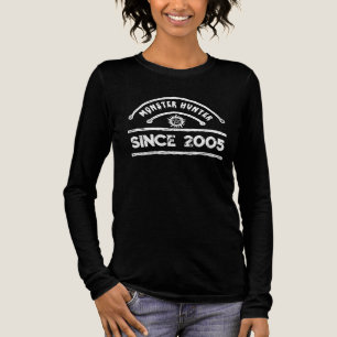 Monster Hunter Sigil Distressed Typography Tri-Blend Shirt