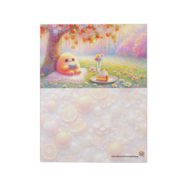 Monster in the Citrus Grove Notepad (Rotated)