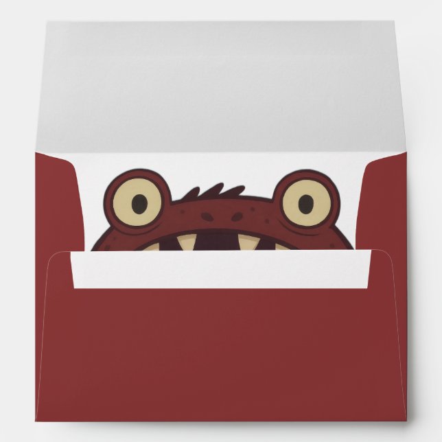 Monster Inside Envelope (Back (Bottom))