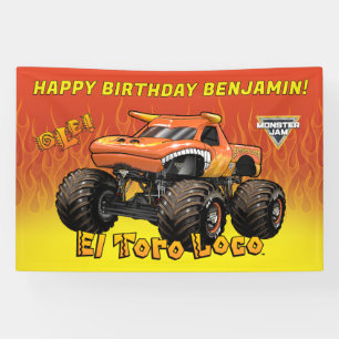 Monster Jam - El Toro Loco Birthday Banner