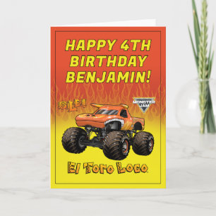 Monster Jam - El Toro Loco Birthday Card