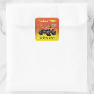 Monster Jam - El Toro Loco Birthday Square Sticker