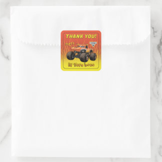 Monster Jam - El Toro Loco Birthday Square Sticker