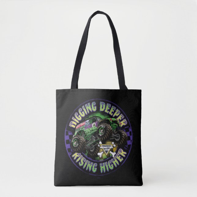 Monster Jam Grave Digger Tote Bag (Front)