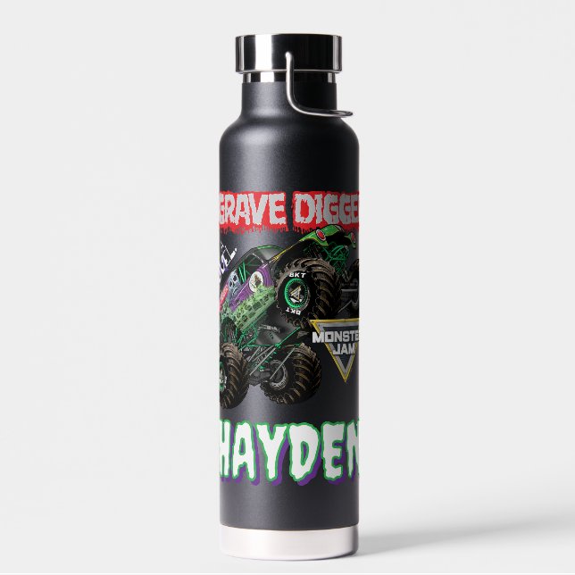 Monster Jam Grave Digger Water Bottle (Left)
