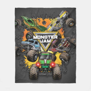 Monster Jam Group Fleece Blanket
