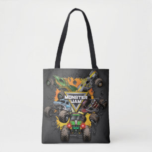 Monster Jam Group Tote Bag