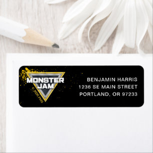 Monster Jam Logo Label