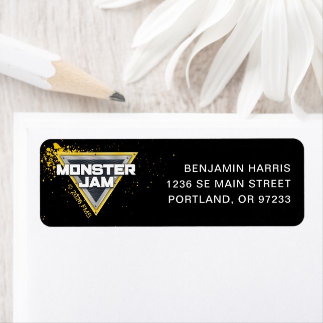 Monster Jam Logo Label (Insitu)
