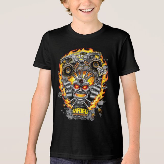 Monster Jam Max-D Tri-Blend Shirt (Front)