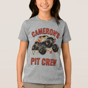 Monster Jam - Monster Mutt Birthday Pit Crew Tri-Blend Shirt