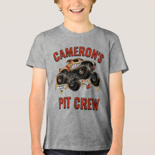 Monster Jam - Monster Mutt Birthday Pit Crew Tri-Blend Shirt
