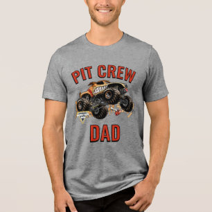 Monster Jam - Monster Mutt Pit Crew Dad Tri-Blend Shirt