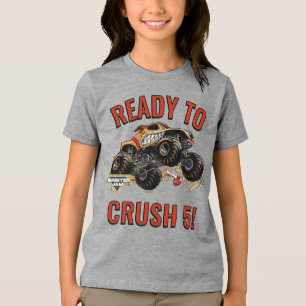 Monster Jam - Monster Mutt Ready to Crush Birthday Tri-Blend Shirt