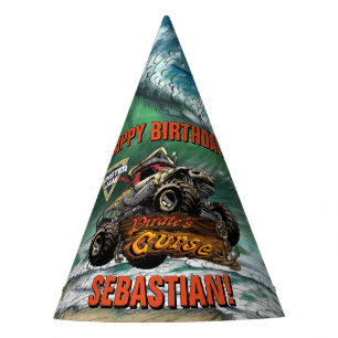 Monster Jam - Pirate's Curse Birthday Party Hat