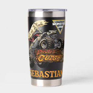 Monster Jam Pirate's Curse & Logo Insulated Tumbler